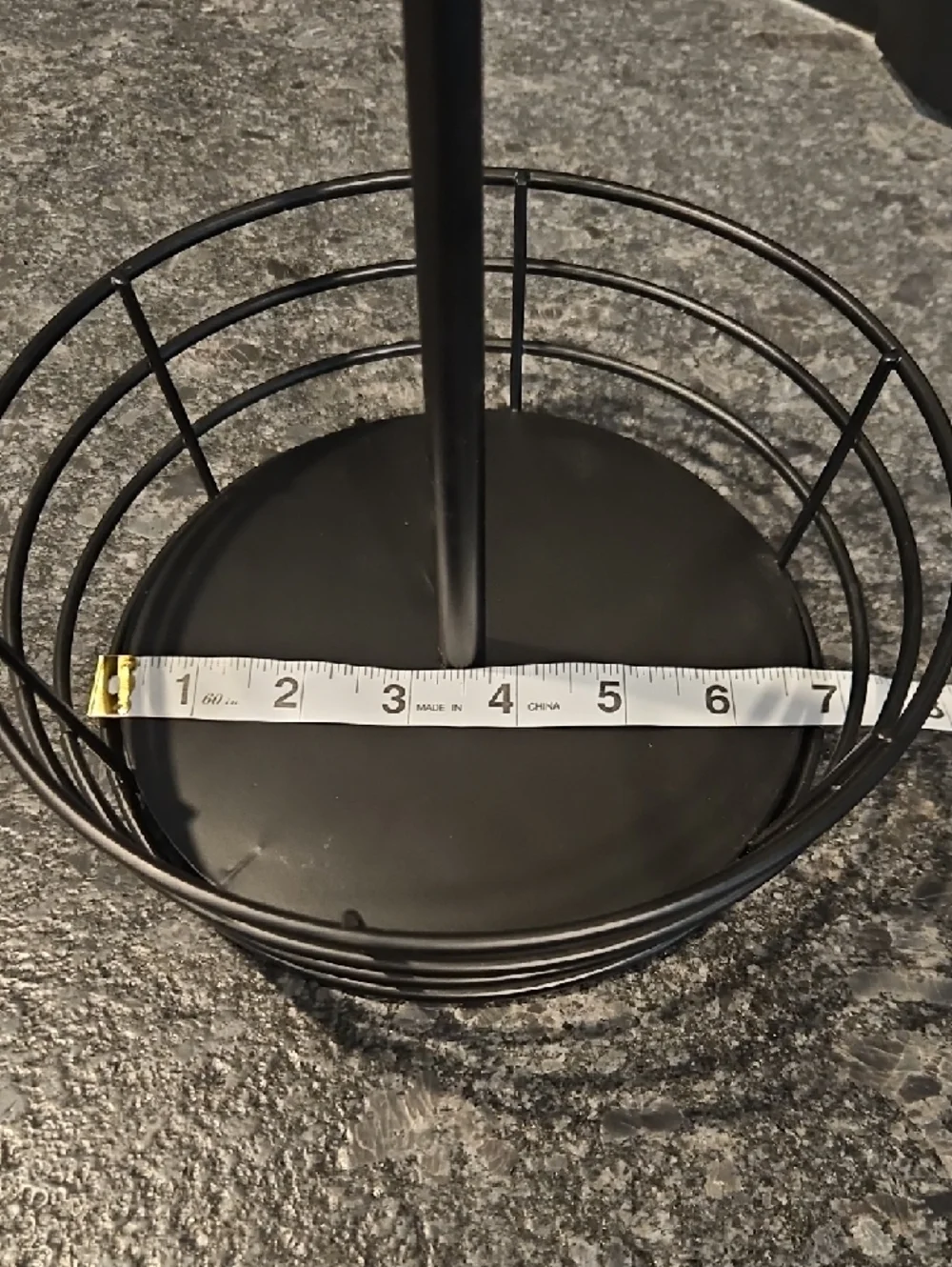 Black Metal Mug Tree Coffee Bar Organizer with Storage Basket